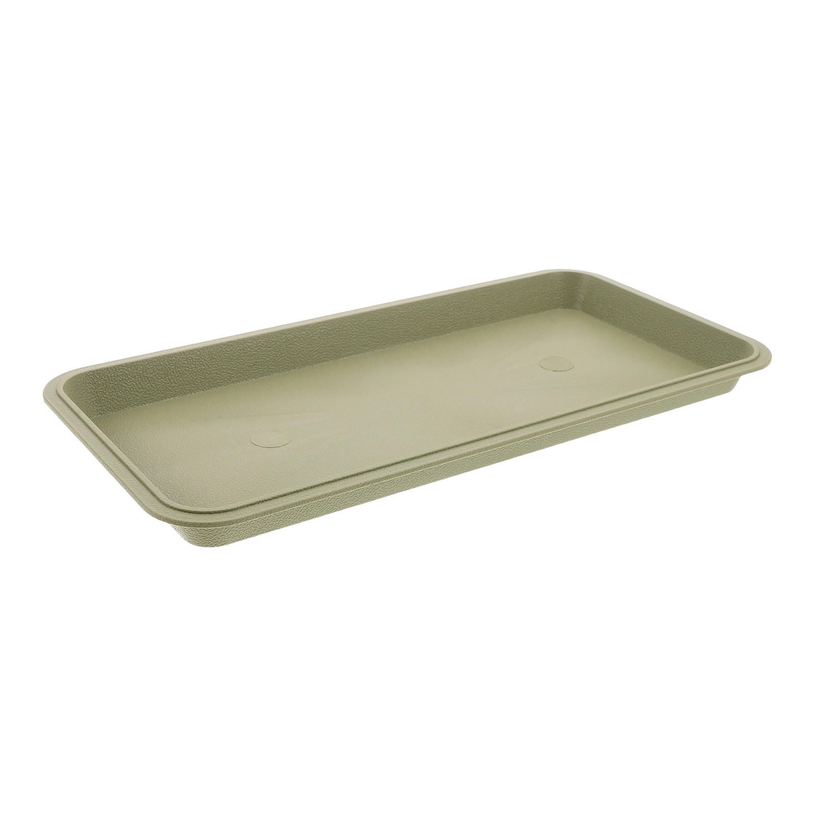 Drip Tray Saucer - Baki Tanaman Plastik Persegi Panjang 29.5x14.5cm,