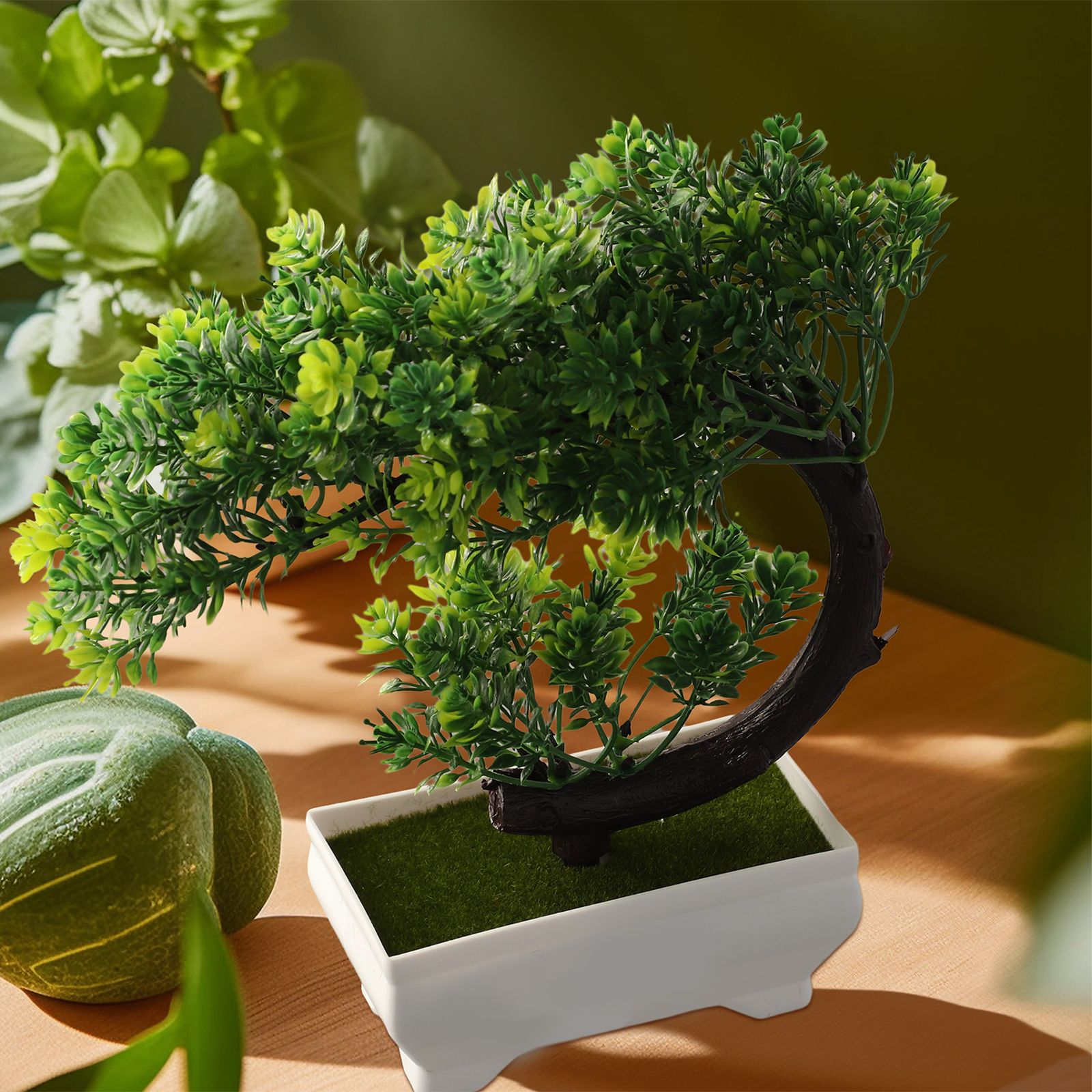 Bonsai Garden Indoor - Ornamen bonsai dalam pot plastik untuk