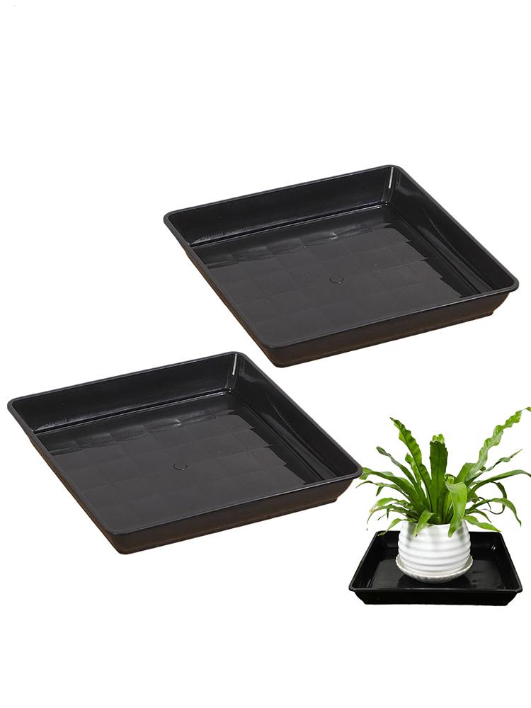 Drip Tray Saucer - 2 Buah Nampan Tanaman Balkon Tebal