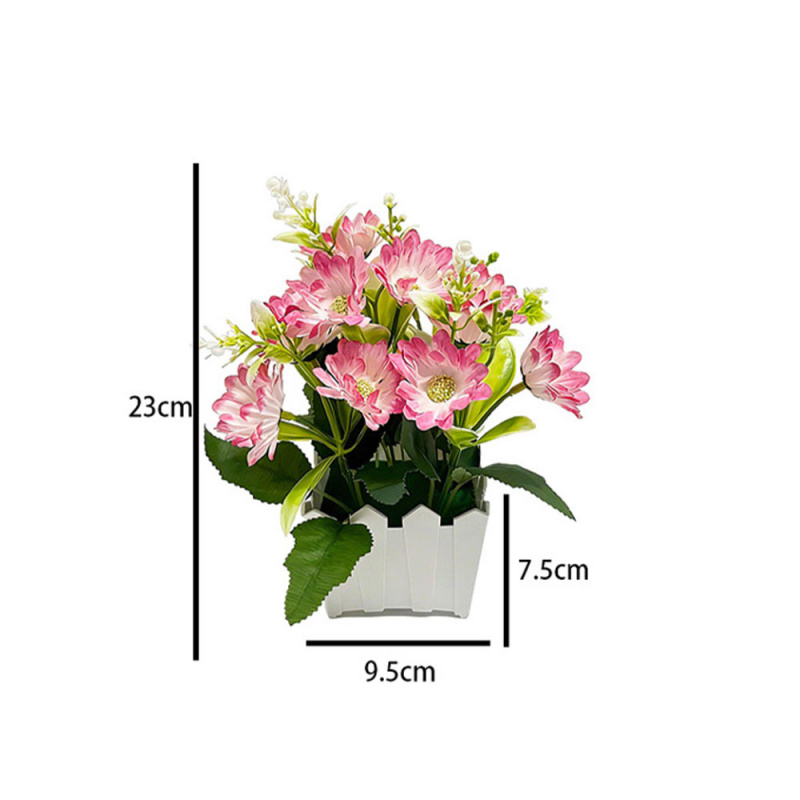 Bunga Krisan Simulasi dalam Po - Bonsai Garden Entrance ulasan dan harga