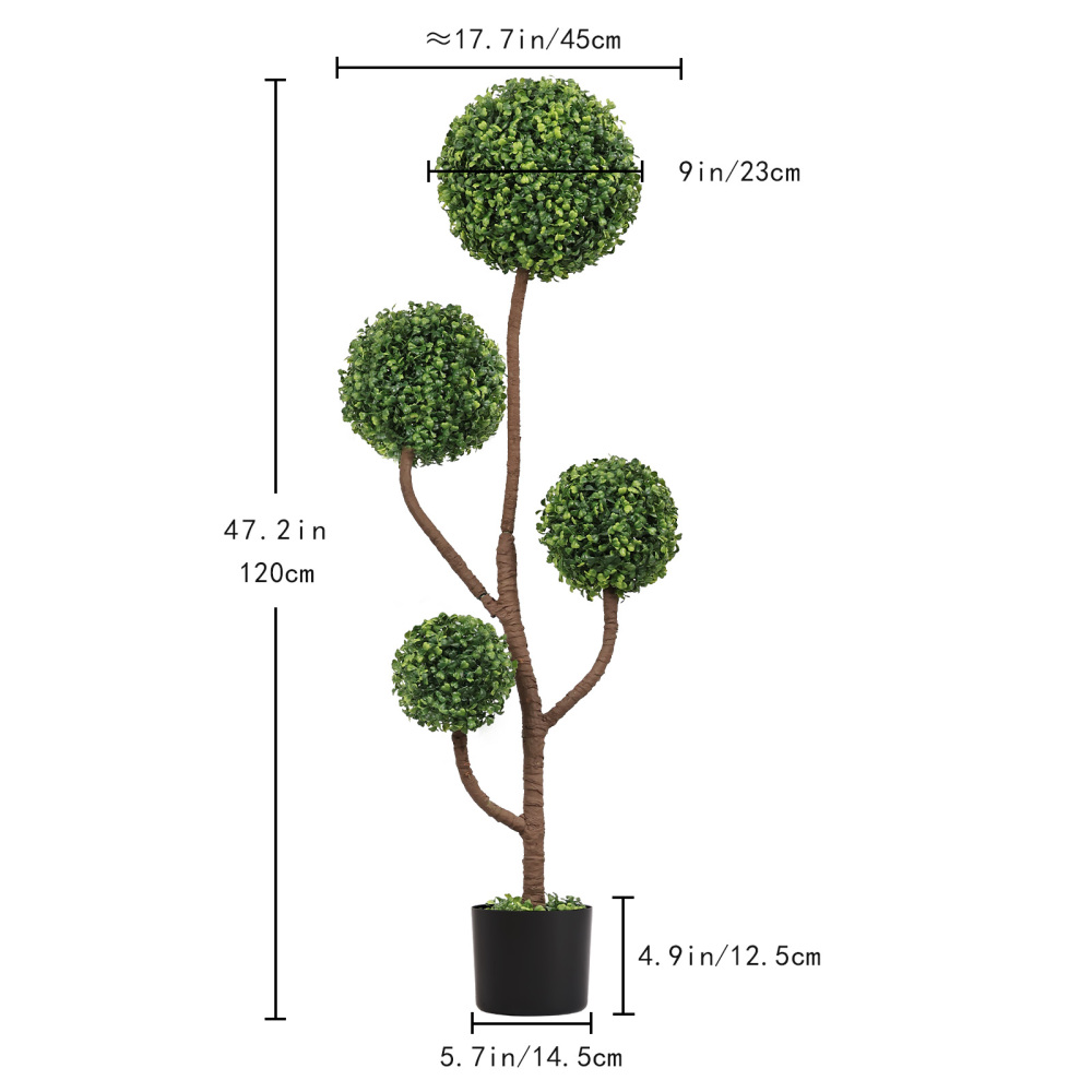 Pohon Topiary Boxwood Buatan T - Bonsai Garden Indoor ulasan dan harga
