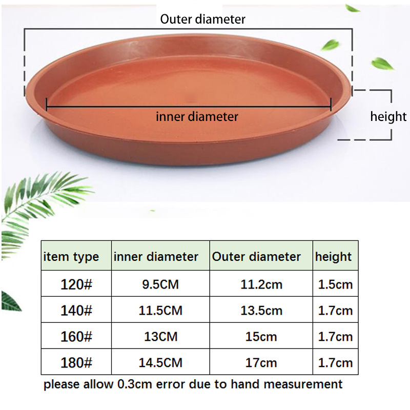 10 buah Pot bunga plastik dasa - Drip Tray Saucer ulasan dan harga