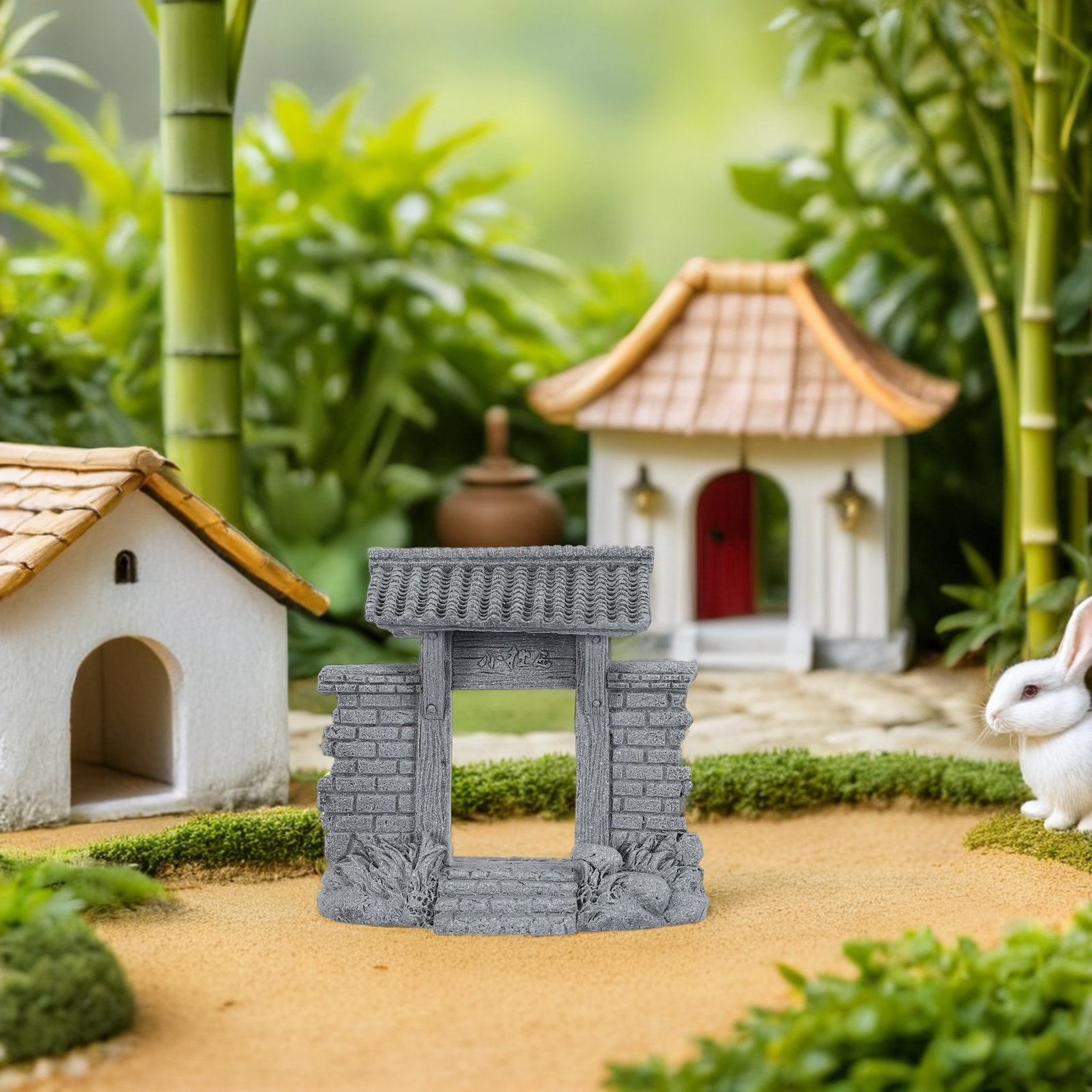 Ornamen Pohon Bonsai Miniatur  - Bonsai Garden Entrance ulasan dan harga