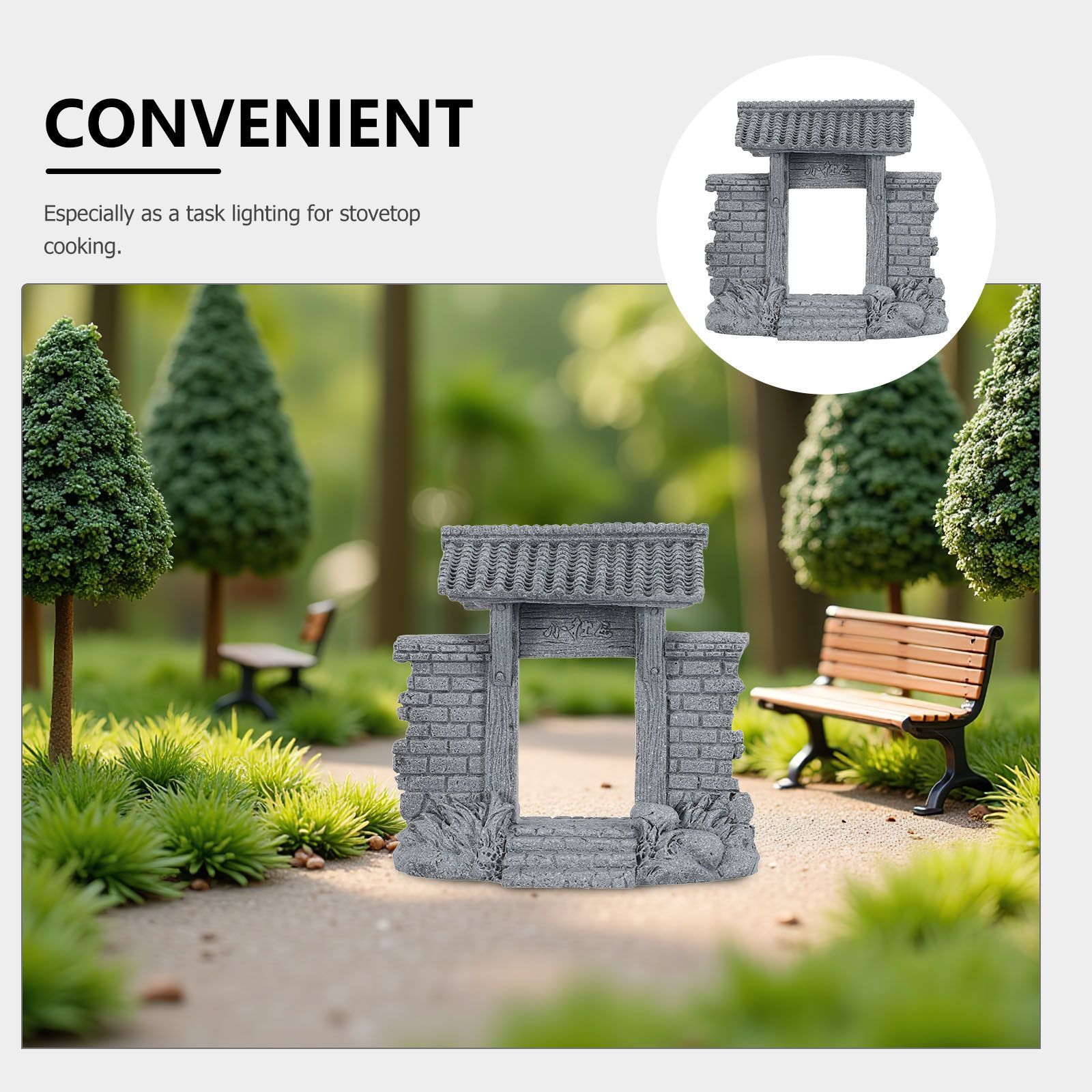 Ornamen Pohon Bonsai Miniatur  - Bonsai Garden Entrance ulasan dan harga