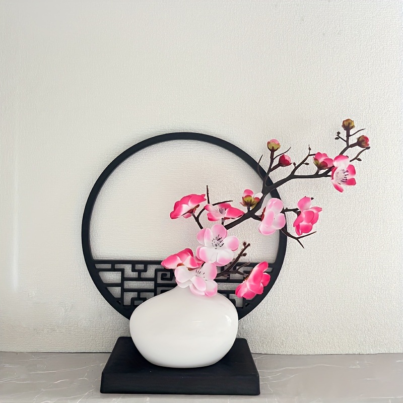 Rak Bunga Hitam Gaya Cina Imit - Bonsai Garden Entrance ulasan dan harga