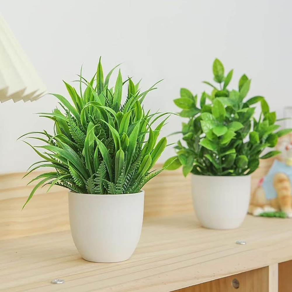 4 Buah/Set Tanaman Buatan Mini - Bonsai Garden Indoor ulasan dan harga
