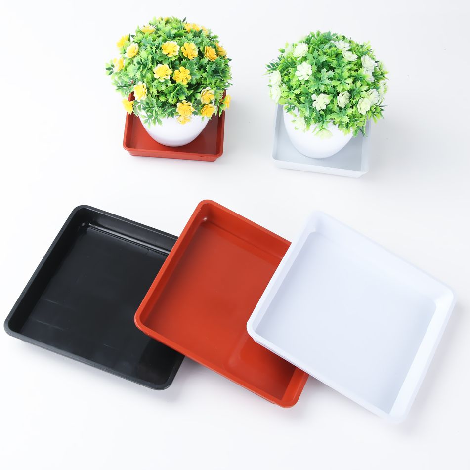 Piring plastik bentuk persegi, - Drip Tray Saucer ulasan dan harga